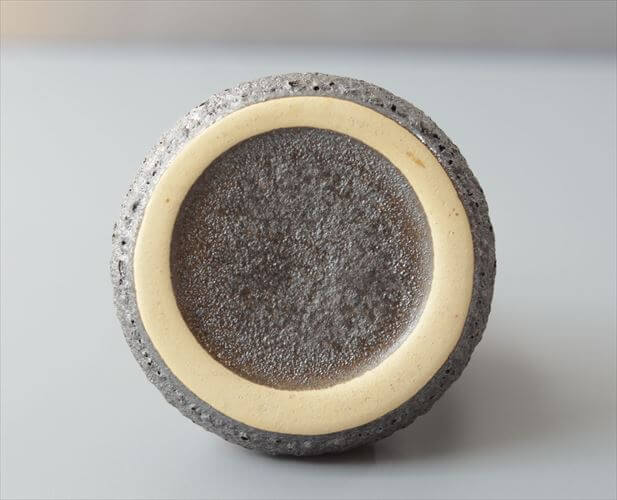 ドイツ製 ヴィンテージ 陶器の花瓶 Fat lava Art pottery 花器