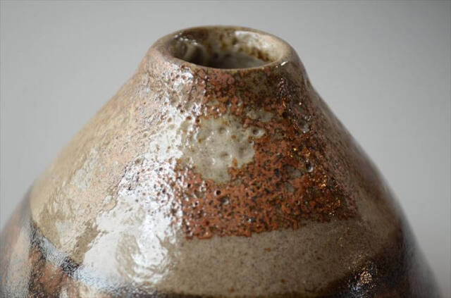 ドイツから ヴィンテージ 陶器の花瓶 Art pottery 花器 一輪挿し ミッドセンチュリー期 フラワーベース アンティーク_260715