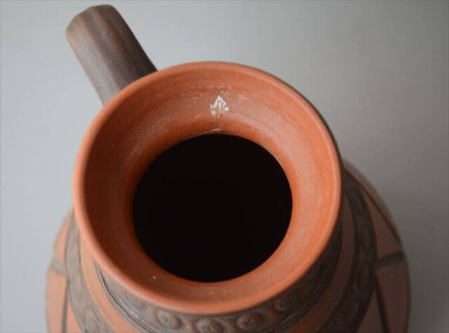 西ドイツ製 ヴィンテージ 陶器の花瓶 Art pottery 花器 一輪挿し ミッドセンチュリー期 フラワーベース_260730