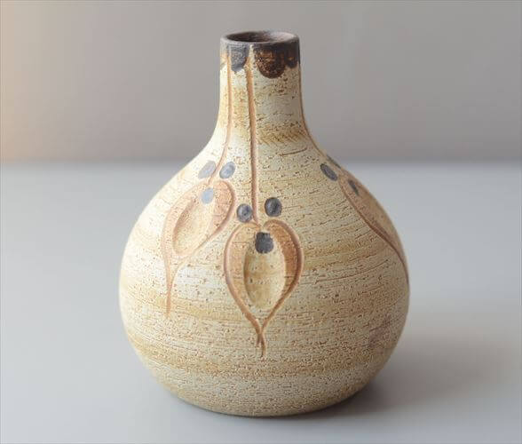 西ドイツ製 Sgrafo ヴィンテージ 陶器の花瓶 Art pottery Peter Muller スグラフォ 花器 一輪挿し  フラワーベース_260730