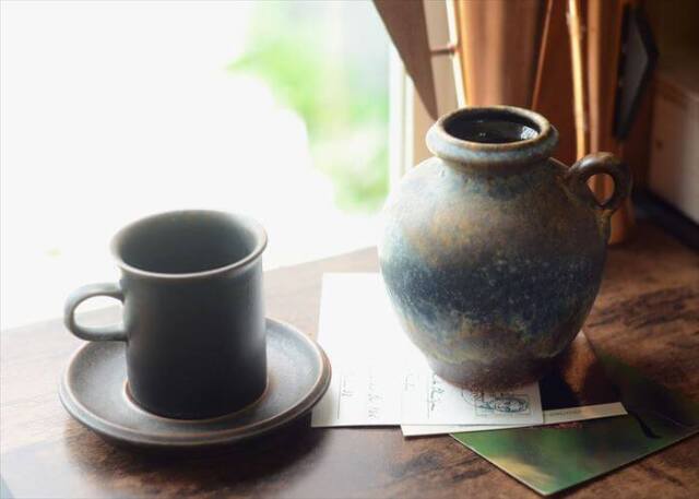 ドイツ製 Dumler&Breiden FatLava 陶器の花瓶 ファットラバー 一輪挿し ミッドセンチュリー期 フラワーベース_260805
