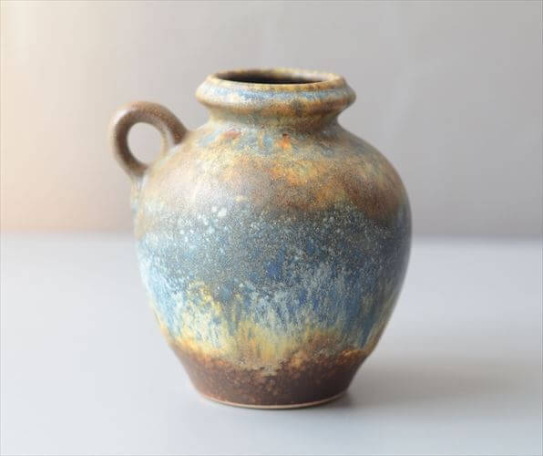 ドイツ製 Dumler&Breiden FatLava 陶器の花瓶 ファットラバー 一輪挿し ミッドセンチュリー期 フラワーベース_260805