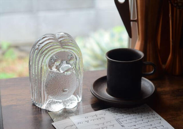スウェーデン製 Bergdala Glasbruk かわいいガラスのトロール オブジェ ベルグダラ 北欧 アンティーク ヴィンテージ_260917