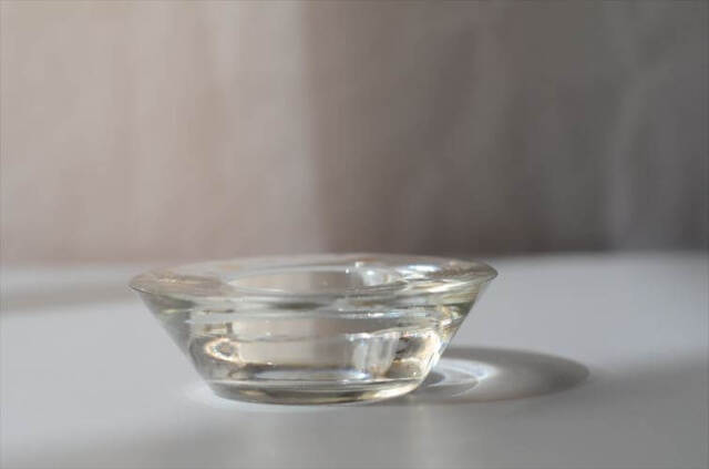 デンマーク Holmegaard ガラスキャンドルトレー Crystal Christmasシリーズ ホルムガード 燭台 北欧 ヴィンテージ