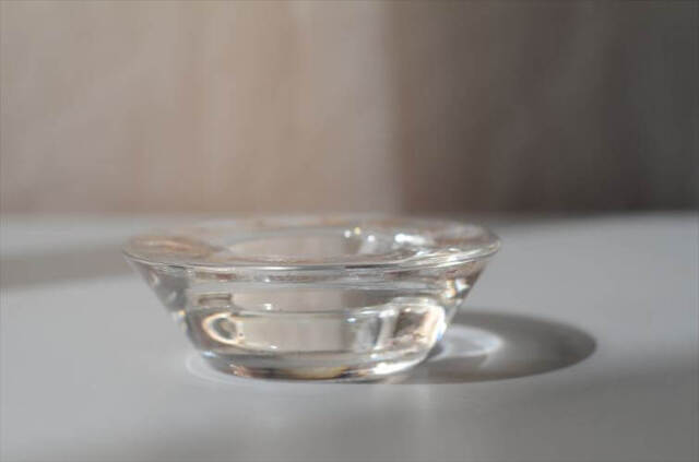 デンマーク Holmegaard ガラスキャンドルトレー Crystal Christmasシリーズ ホルムガード 燭台 北欧 ヴィンテージ