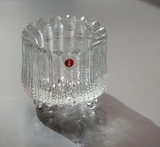 フィンランド製 Iittala Ultima Thule ガラス キャンドルホルダー イッタラ ウルティマツーレ ポット 北欧 ヴィンテージ