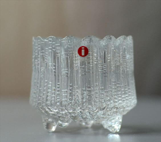 フィンランド製 Iittala Ultima Thule ガラス キャンドルホルダー イッタラ ウルティマツーレ ポット 北欧 ヴィンテージ
