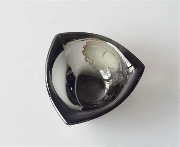 フィンランド製 NUUTAJARVI Bulles Eye ガラス トレー ボウル Kaj Franck カイ・フランク ヌータヤルヴィ 北欧 ガラス_261009