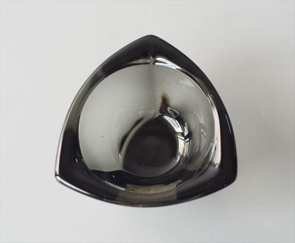 フィンランド製 NUUTAJARVI Bulles Eye ガラス トレー ボウル Kaj Franck カイ・フランク ヌータヤルヴィ 北欧 ガラス_261009