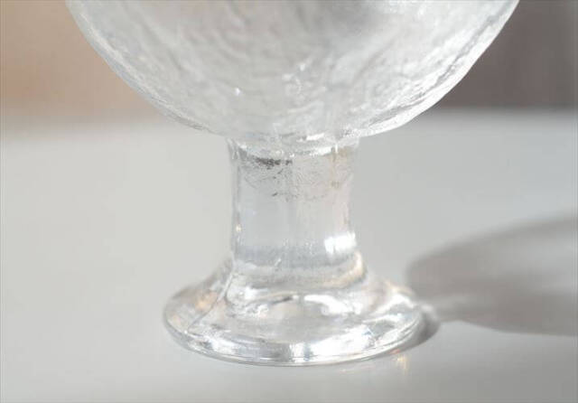 スウェーデン製 Kosta Boda party 脚付き ガラス ボウル ペデスタル ボウル コスタボダ Lovet 北欧 食器 ヴィンテージ_261014