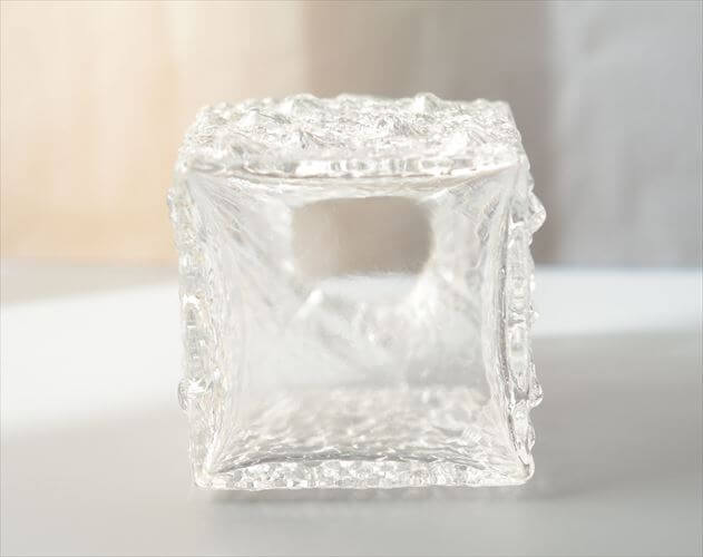 フィンランド製 iittala Crocus ガラス花瓶 vase フラワーベース イッタラ クロッカス Timo Sarpaneva 北欧 ヴィンテージ_261014