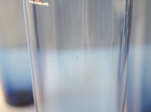 フィンランド製 iittala i-lineシリーズ ガラス タンブラー vase イッタラ 2204 Timo Sarpaneva 北欧 ヴィンテージ_261014