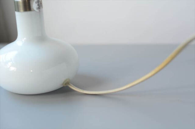 デンマーク製 Holmegaard Carol ガラスのデスクランプ ホルムガード 北欧 卓上 照明 テーブルライト ヴィンテージ アンティーク