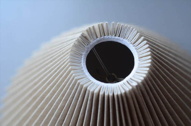 Soholmヴィンテージランプのために作られた オリジナル プリーツランプ