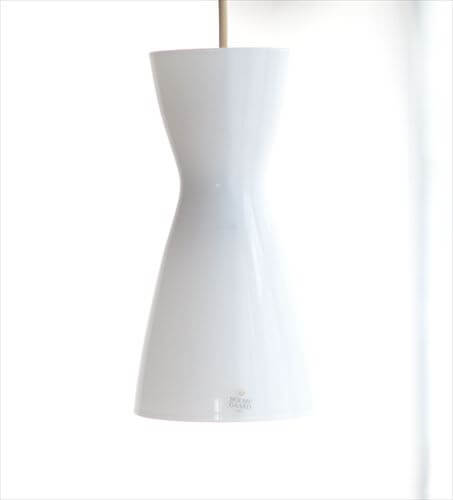 デンマーク製 Holmegaard Freja ペンダントライト Mサイズ ガラス 北欧 ランプ 照明 ヴィンテージ ホルムガード アンティーク