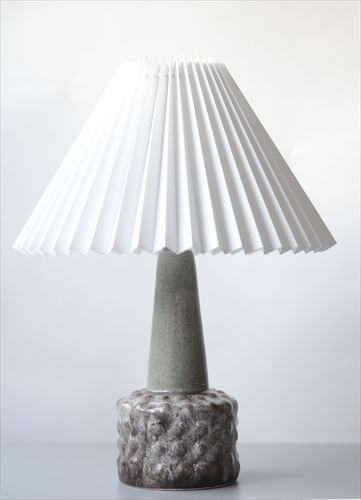 デンマークから Fat Lavaなストーンウェアのデスクランプ 北欧 照明 テーブル ライト ヴィンテージ アンティーク