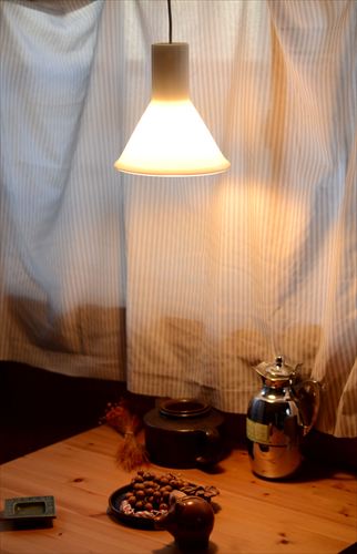 デンマーク製 Holmegaard P&T Pendel ペンダントライト ホワイトガラス