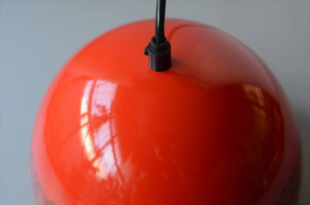 フィンランド製 FINEL ARABIA ホーローペンダントライト Primavera Red フィネル アラビア 北欧 天井照明 ヴィンテージ