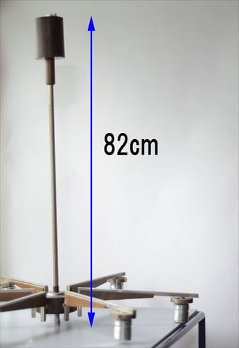 ドイツ製 1960年代頃の6灯ガラスシャンデリア ミッドセンチュリー ヴィンテージ 天井照明 ライト ランプ アンティーク