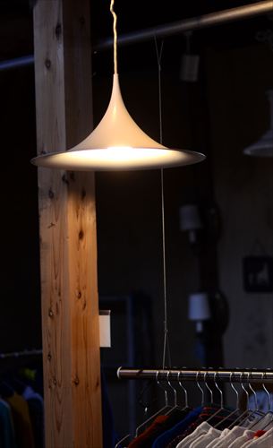 デンマーク製 Lyskaer SEMI ペンダントライト 径38cm 北欧 Claus Bonderup Torsten Thorup ヴィンテージ 照明 ランプ