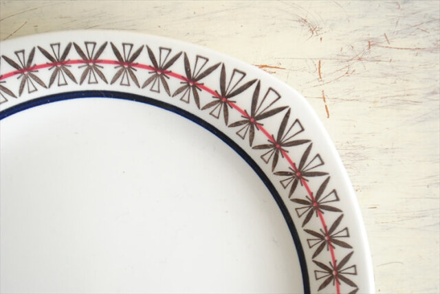 スウェーデン製 Gefle AX 18cm プレート ゲフレ Upsala Ekeby 北欧食器