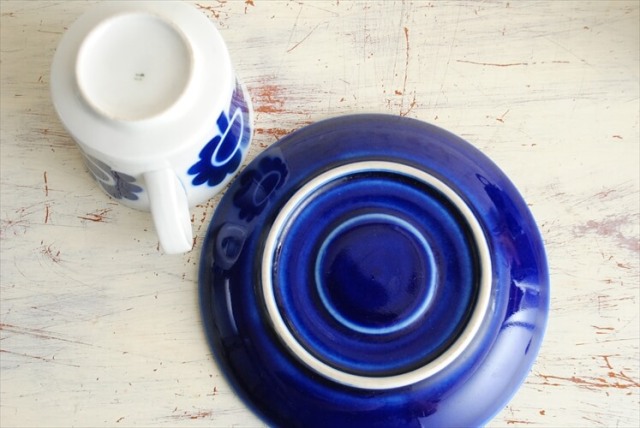 訳あり ARABIA アラビア ステンシル カップ＆ソーサー Stainsil 北欧食器 フィンランド アンティーク