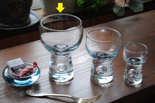 1970年代 デンマーク製 Holmegaard Balloon グラス Per Lutken Lサイズ ワイングラス ゴブレット ホルムガード 北欧 アンティーク