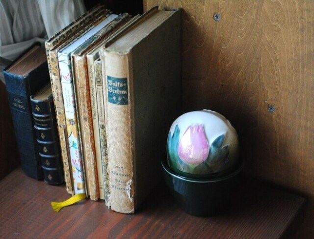 ARABIA]廃盤 ヘルヤ 蓋付きポット チューリップ 水色 2025年最新