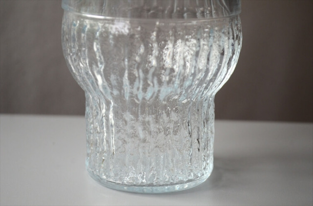 フィンランド製 Riihimaen Lasi ガラスカップ コップ Tupru