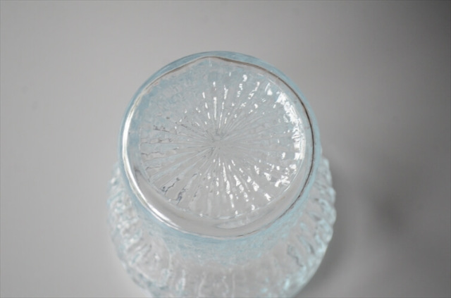 フィンランド製 Riihimaen Lasi ガラスカップ コップ Tupru