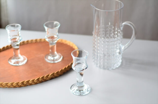 デンマーク製 Holmegaard　シェリーグラス　リキュールグラス ホルムガード Per Lutken 北欧 ヴィンテージ アンティーク_240520