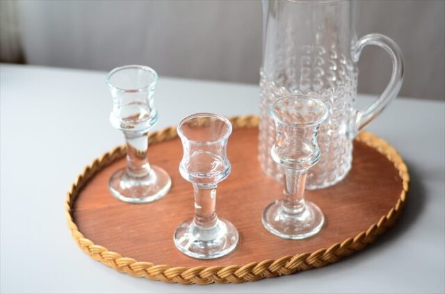 デンマーク製 Holmegaard　シェリーグラス　リキュールグラス ホルムガード Per Lutken 北欧 ヴィンテージ アンティーク_240520