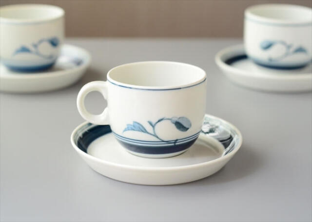 デンマーク製 B&G Cornish カップ＆ソーサー コリント PietroKrohn