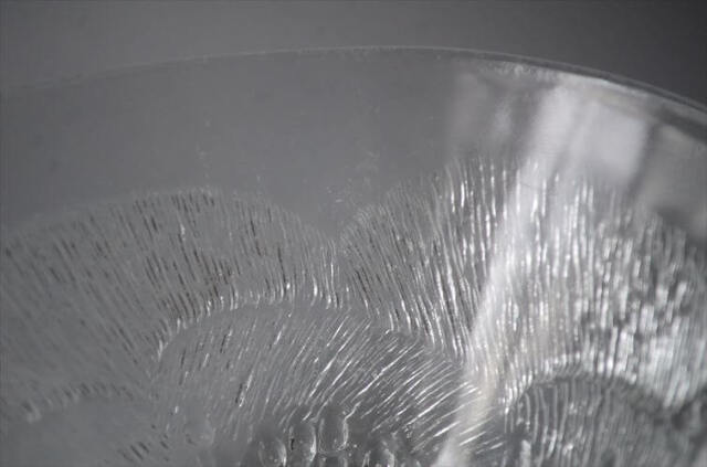 フィンランド製 Nuutajarvi ヌータヤルヴィ Pioni 12cm径 ガラスボウル ピオニ Oiva Toikka オイヴァトイッカ ヴィンテージ_240910