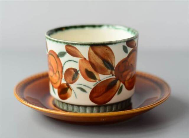 1960～70年代 ベルギー製 BOCH ボッホ Argenteuil ブラウン カップ  