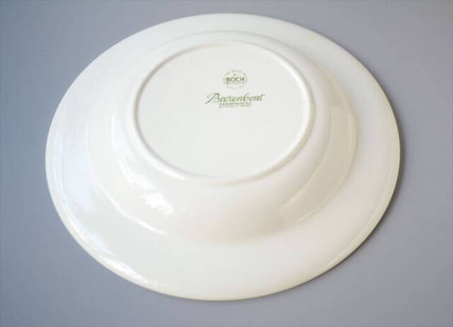 ベルギー製 BOCH ボッホ BOERENBONT 24cm スーププレート 深皿 お皿 陶器 アンティーク ヴィンテージ_241119
