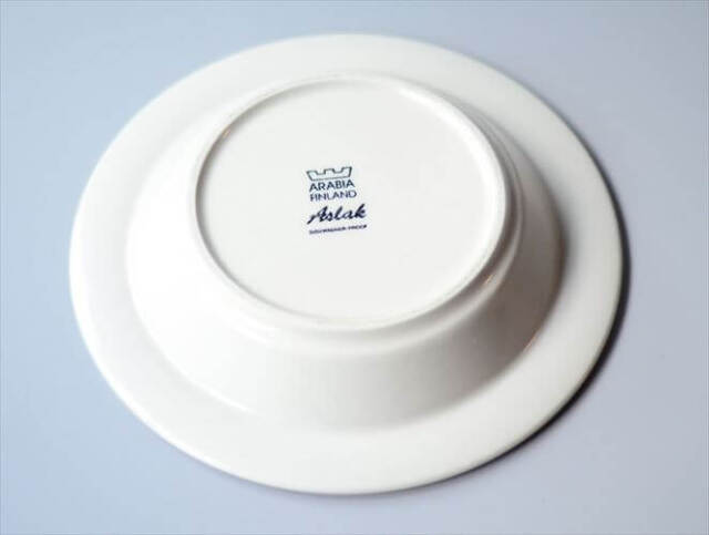 ARABIA アラビア aslak 19.5cm スーププレート深皿 お皿 アスラク 北欧食器 フィンランド ヴィンテージ アンティーク_241216