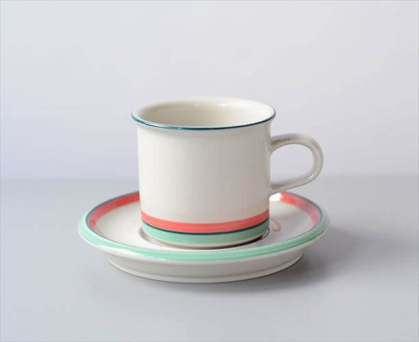 ARABIA アラビア MILJA カップ&ソーサー 6.5cm高 ミリヤ 北欧食器