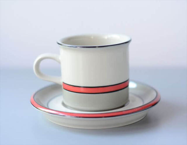 ★見事！ARABIA 【6客】カップ&ソーサー ポット、シュガーミルク入付き！ ☆見事！ARABIA 【6客】カップ&ソーサー ポット、シュガーミルク入付き！