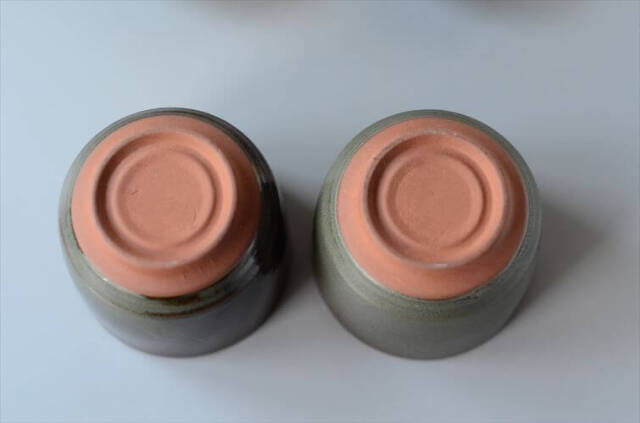 ドイツから 蓋つきの陶器ポット 2点セット キャニスター 容器