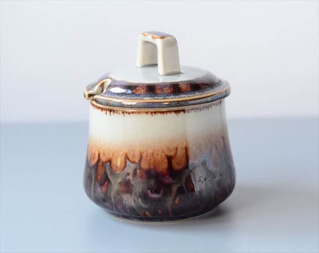 デンマーク製 クイストゴー Mexico シュガーポット メキシコ B&G Bing & Grondahl J.H.Quistgaard 北欧ヴィンテージ アンティーク_250128