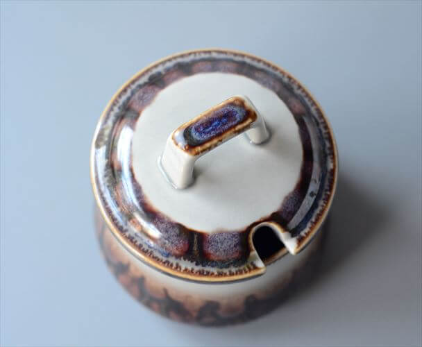 デンマーク製 クイストゴー Mexico シュガーポット メキシコ B&G Bing & Grondahl J.H.Quistgaard 北欧ヴィンテージ アンティーク_250128