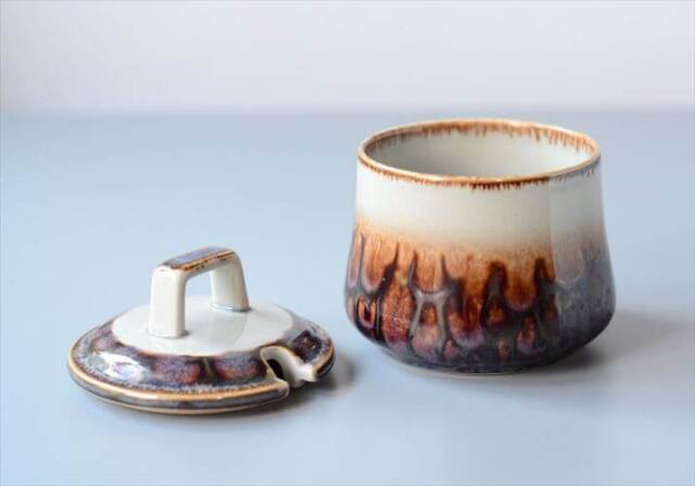 デンマーク製 クイストゴー Mexico シュガーポット メキシコ B&G Bing & Grondahl J.H.Quistgaard 北欧ヴィンテージ アンティーク_250128