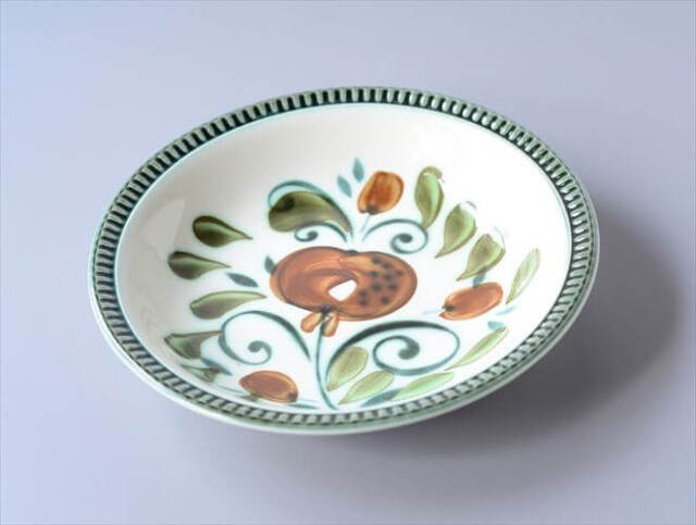 ベルギー製 BOCH ボッホ Argenteuil 20cm ディーププレート アルジャントゥイユ 深皿 磁器 陶器 アンティーク ヴィンテージ_250210