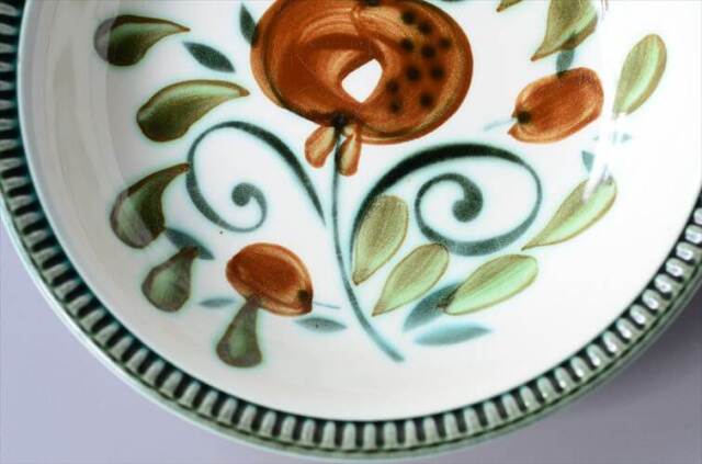 ベルギー製 BOCH ボッホ Argenteuil 20cm ディーププレート アルジャントゥイユ 深皿 磁器 陶器 アンティーク ヴィンテージ_250210