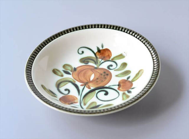 ベルギー製 BOCH ボッホ Argenteuil 20cm ディーププレート アルジャントゥイユ 深皿 磁器 陶器 アンティーク ヴィンテージ_250210