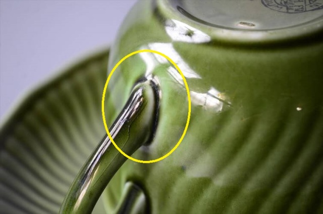 1960年代 ベルギー製 BOCH ボッホ Trianon Olive Green カップ&ソーサー トリアノン 磁器 アンティーク ヴィンテージ_250212