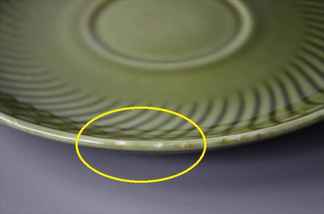 1960年代 ベルギー製 BOCH ボッホ Trianon Olive Green カップ&ソーサー トリアノン 磁器 アンティーク ヴィンテージ_250212