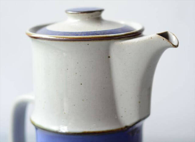 デンマーク製 Knabstrup コーヒーポット ナブストラップ 北欧食器 磁器 Christine Konschak アンティーク ヴィンテージ_250304