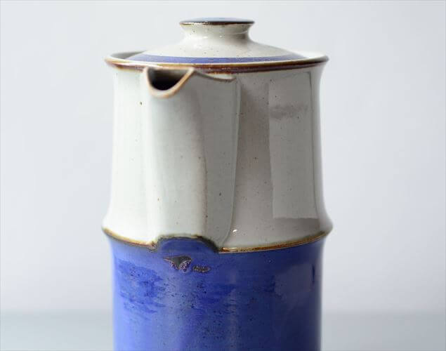 デンマーク製 Knabstrup コーヒーポット ナブストラップ 北欧食器 磁器 Christine Konschak アンティーク ヴィンテージ_250304